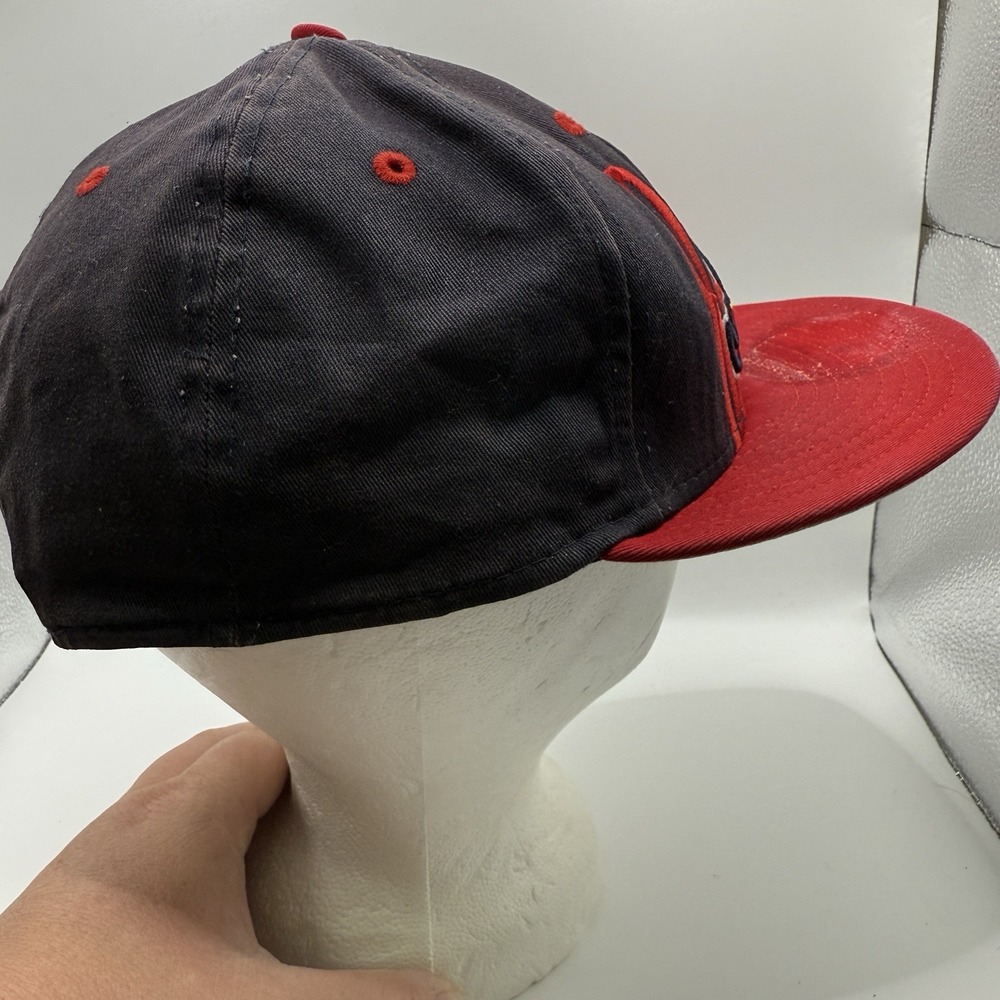 Rare New Era Cap Hat Vtg Atlanta Braves‎ Snapback Big Front Hit - Picture 4 of 7
